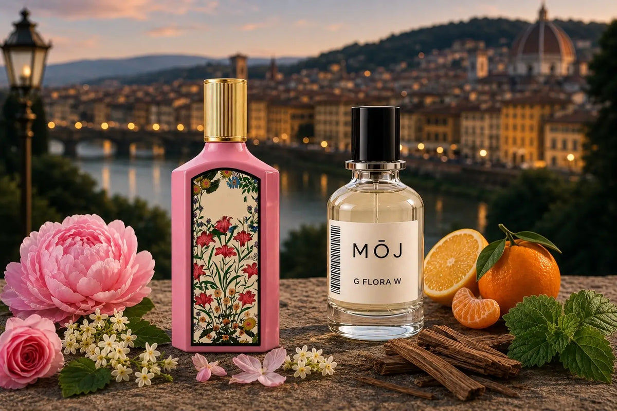 MOJ G Flora W vs Flora by Gucci: Notes, Longevity and How They Compare