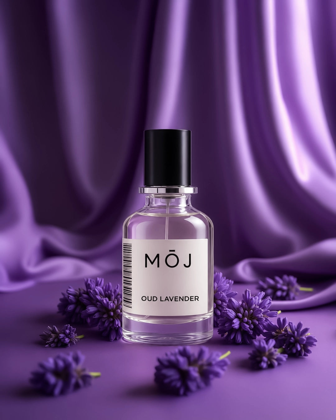 Oud Lavender by MOJ Perfumes creative poster