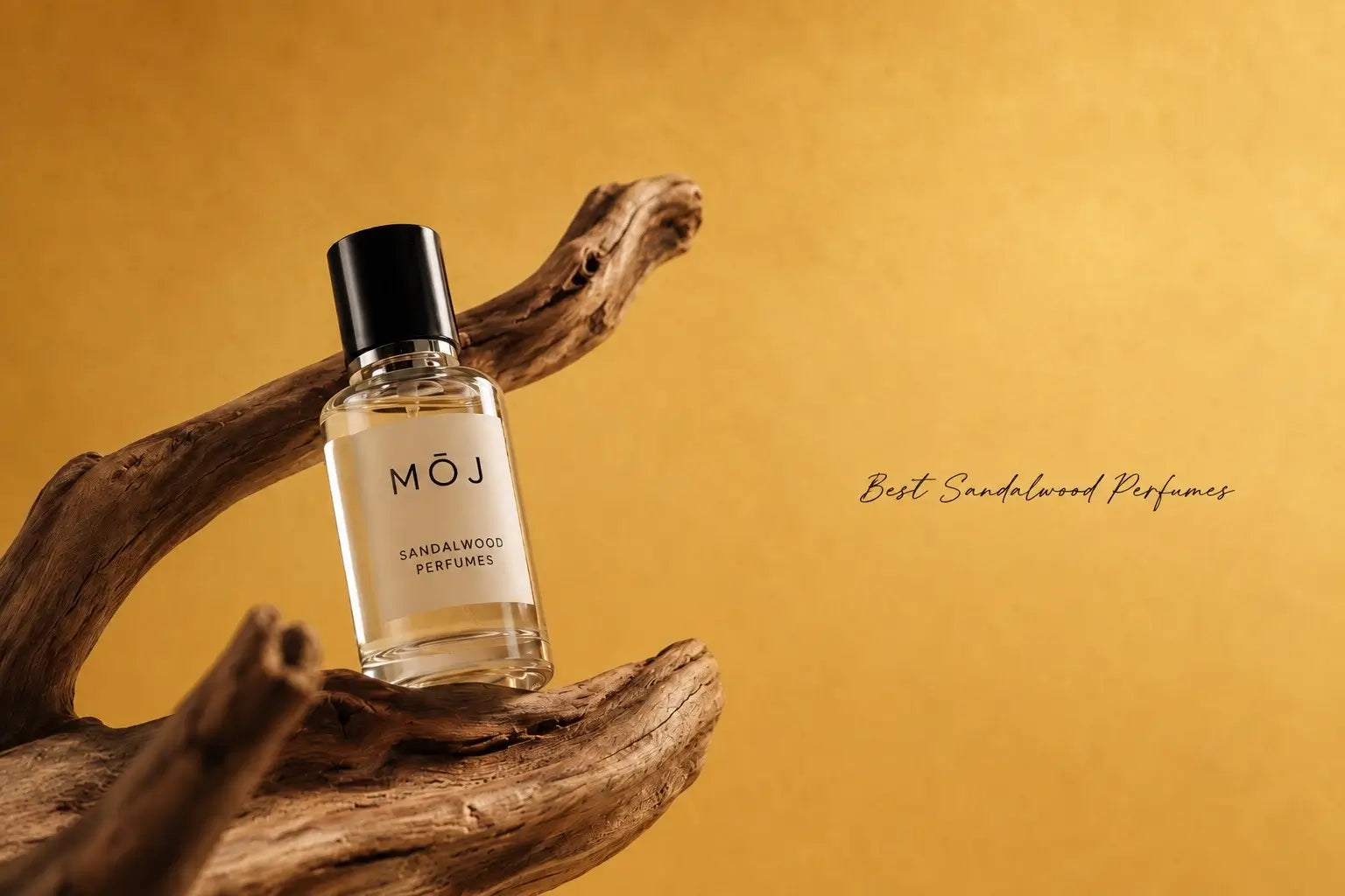 MOJ sandalwood perfume bottles including You Sandalwood and Colorado DPQ